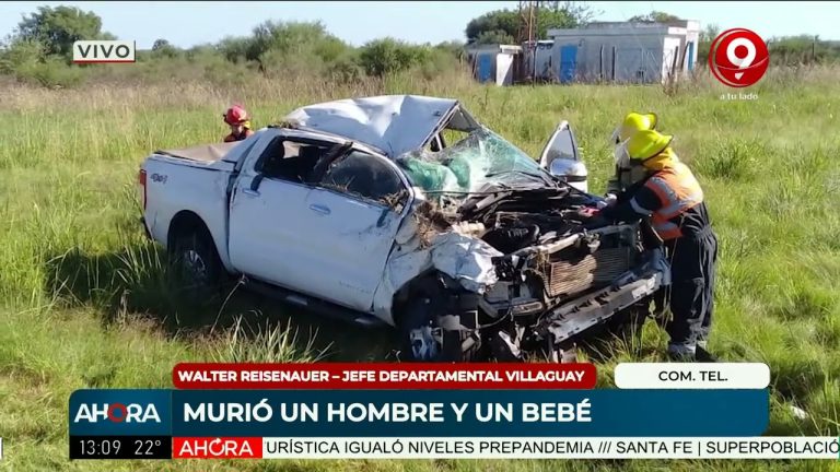 Accidente fatal en ruta 18 de Entre R&iacute;os: colisi&oacute;n entre camioneta y cami&oacute;n brasile&ntilde;o deja tres fallecidos