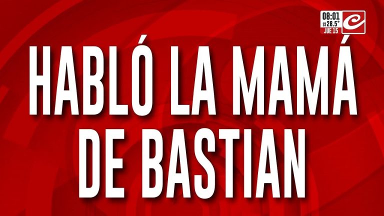 Declaraciones de la madre de Bastián: “Ya respira por sí mismo