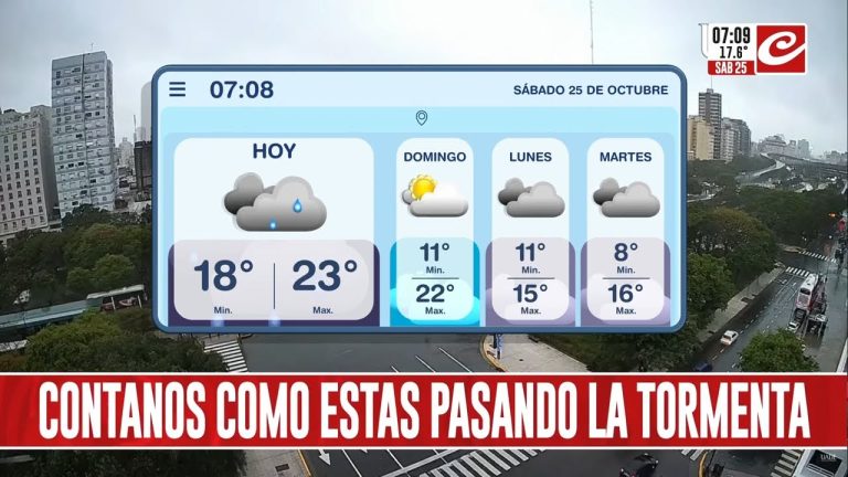 Diez regiones bajo alerta por fuertes lluvias y viento: a qu&eacute; hora se esperan precipitaciones en Buenos Aires
