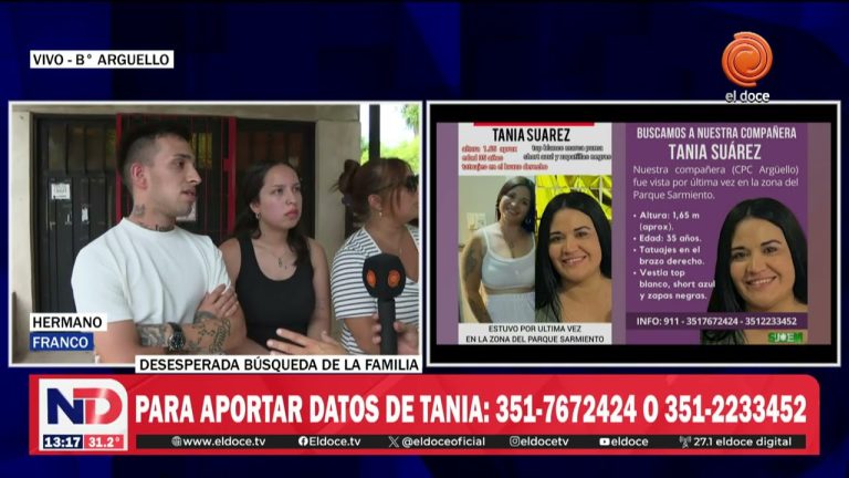 Intensa b&uacute;squeda de cordobesa desaparecida tras cita con hombre conocido en redes