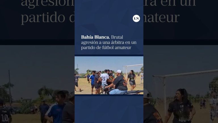 La difícil situación de la árbitra atacada por tres agresores en un partido amateur en Bahía Blanca
