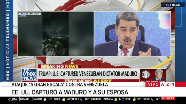Reacciones de venezolanos en Buenos Aires ante la captura de su líder