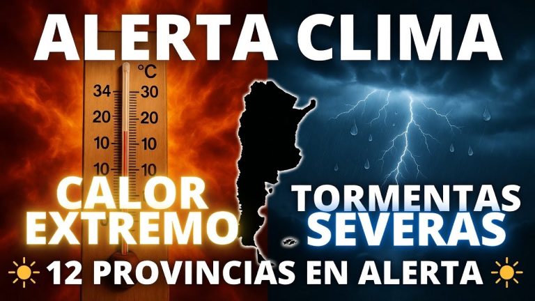 Temperaturas elevadas en la Ciudad de Buenos Aires y alerta de tormentas en varias provincias: pronóstico para el domingo