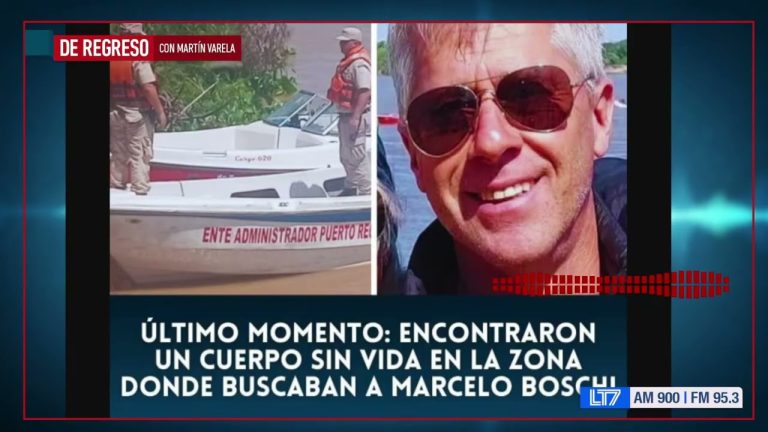 Hallan sin vida al empresario desaparecido en el río Paraná