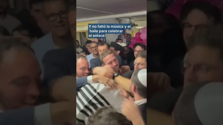 Argentino residente en Israel se casa en un refugio subterráneo de un centro comercial en medio de alertas de misiles