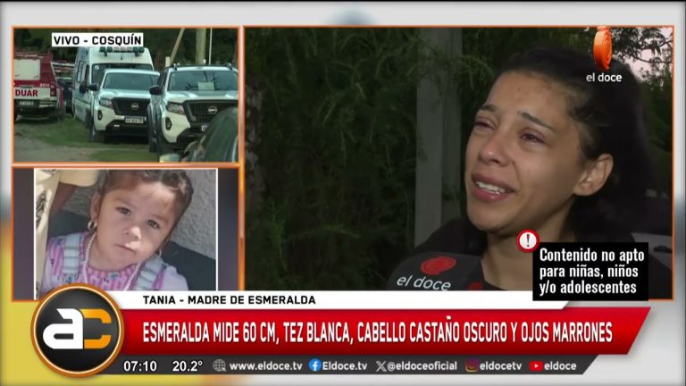 Detalles previos a la desaparici&oacute;n de una ni&ntilde;a en Cosqu&iacute;n