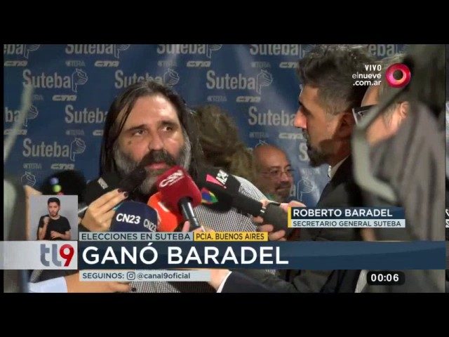 El l&iacute;der sindical Baradel decide no participar en las futuras elecciones del gremio