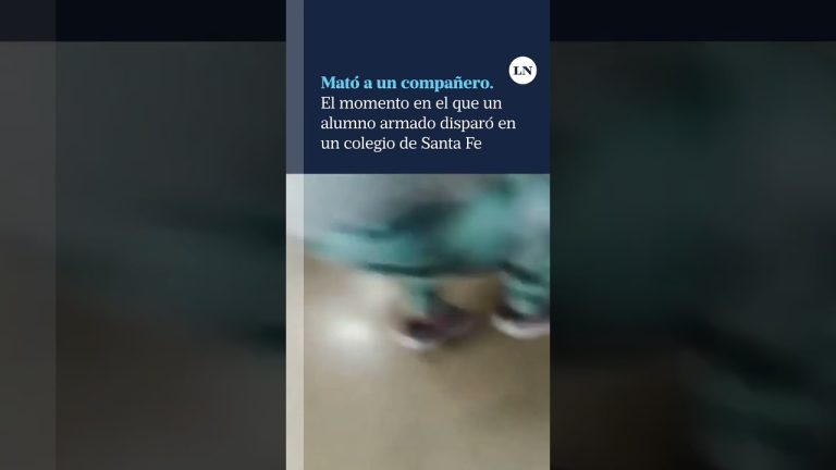 Grabación muestra incidente fatal entre estudiantes en una escuela de Santa Fe