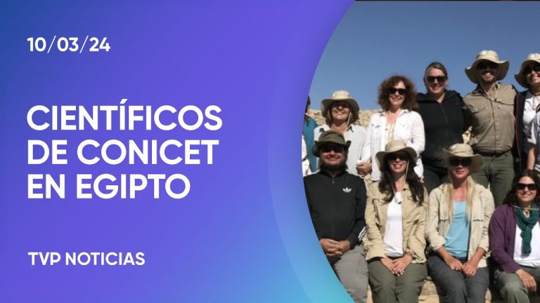 Investigadores argentinos trabajan en la reconstrucción histórica de una tumba milenaria en Egipto.