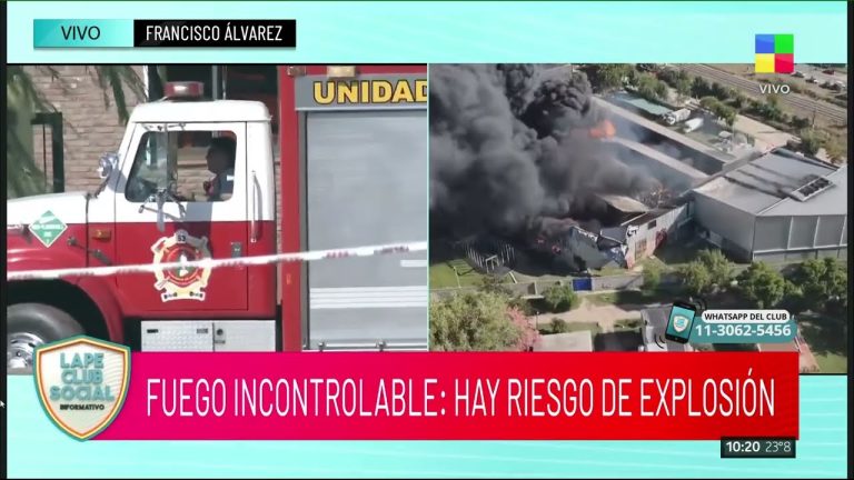 Renace incendio en almacén de pinturas en Francisco Álvarez: advierten posible colapso.