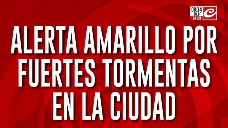 alerta meteorológica naraja por intensas lluvias en buenos aires