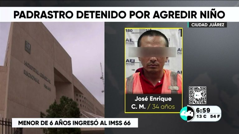 Detienen al padrastro del ni&ntilde;o hospitalizado con da&ntilde;o cerebral y lo acusan de agresi&oacute;n