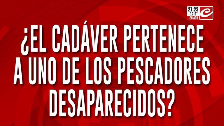 Encuentran cuerpo identificado como uno de los pescadores perdidos en el R&iacute;o de la Plata
