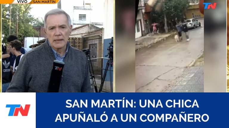 Incidente de violencia escolar: estudiante apu&ntilde;ala a compa&ntilde;ero al salir del colegio en San Mart&iacute;n