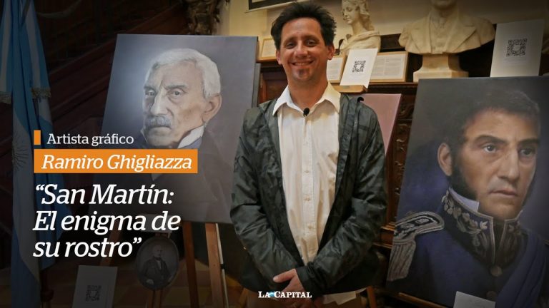 La visi&oacute;n &uacute;nica de un pintor de Argentina en un retrato de San Mart&iacute;n