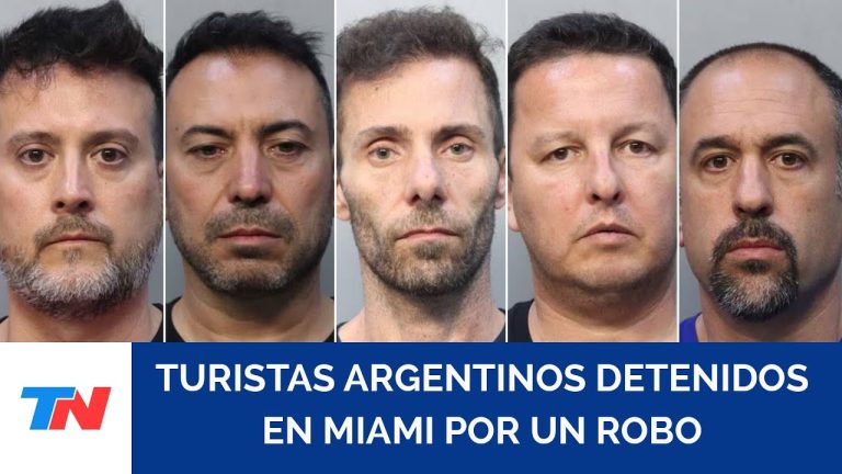 Liberan a los cinco ciudadanos argentinos arrestados en miami por presunto robo en un centro comercial