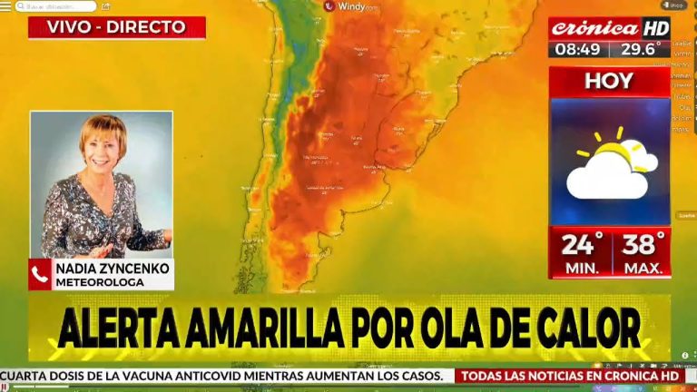 Bajas temperaturas en Argentina: alerta amarilla en el AMBA y sensación térmica de -16°C en la Patagonia.