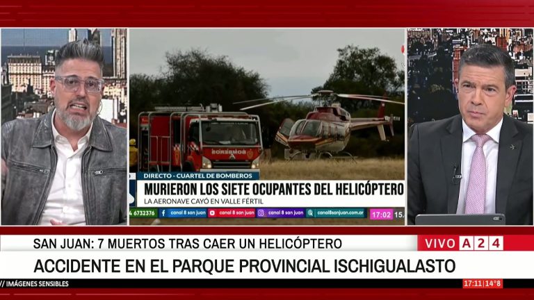 Detalles del helic&oacute;ptero que se estrell&oacute; en San Juan: realiz&oacute; un recorrido para periodistas un d&iacute;a antes del siniestro