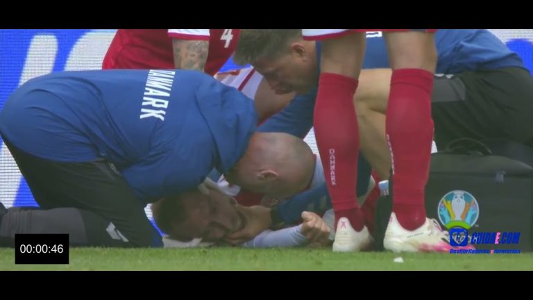 Fallecimiento por paro cardiorrespiratorio en el encuentro de fútbol entre dos países