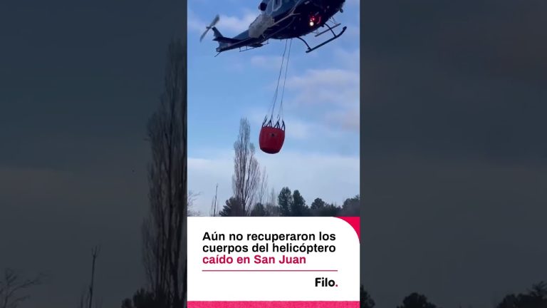 Hallazgo de rescatistas en San Juan: helicóptero siniestrado y preparativos para despedida de las víctimas