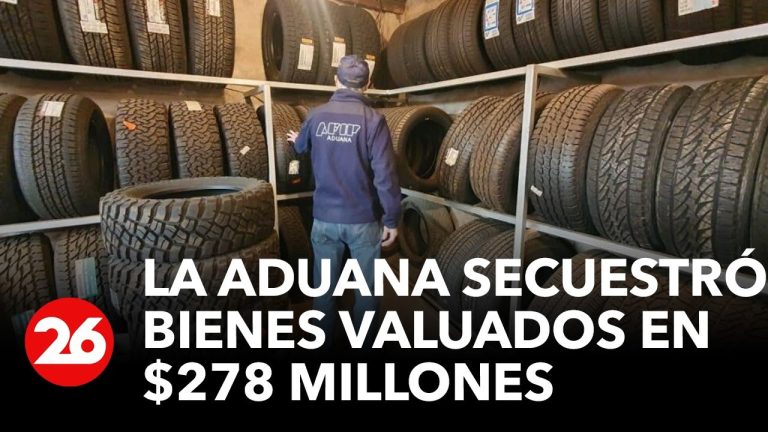 La aduana intercepta cargamento de contrabando valuado en más de $500 millones en la ruta 14