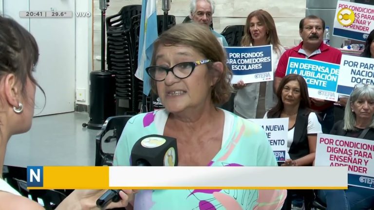 La CTERA llama a una huelga nacional el primer día de clases en ciudad y provincia.