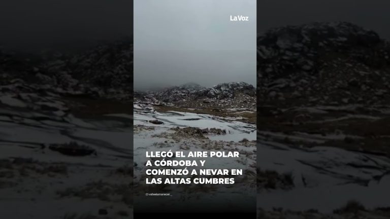 La sorprendente barrera de fr&iacute;o que asombr&oacute; a C&oacute;rdoba durante la ola polar
