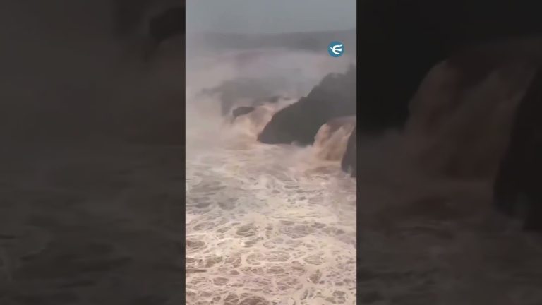 Situaci&oacute;n actual de las cataratas del Iguaz&uacute; ante hist&oacute;rica crecida y alerta por fuertes tormentas