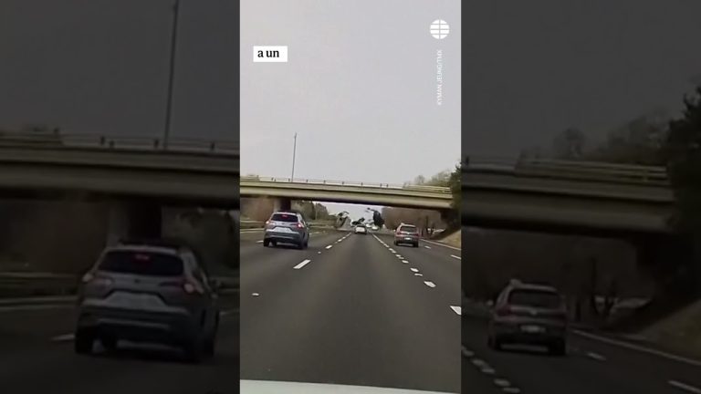 Accidente en puente: dos vehículos caen tras romperse un guardarrail, dejando un fallecido y seis heridos