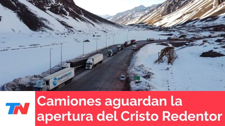 Conductores atrapados por m&aacute;s de un mes a la espera de la apertura del paso en la ruta del Cristo Redentor