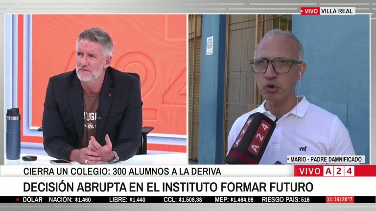 Escuela de Villa Urquiza enfrenta cierre por deudas y baja matr&iacute;cula estudiantil