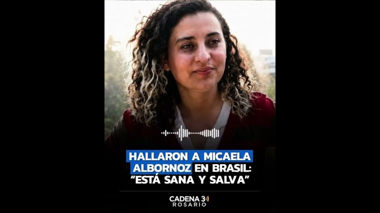 Localizan en Brasil a la rosarina Micaela Albornoz, desaparecida hace más de un mes