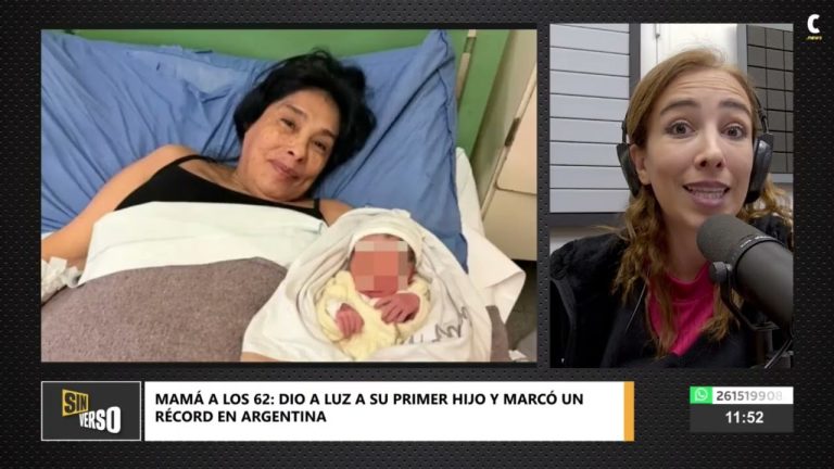 Mujer de 62 años tiene su primer hijo en Argentina, establece récord: “Mi embarazo fue increíble