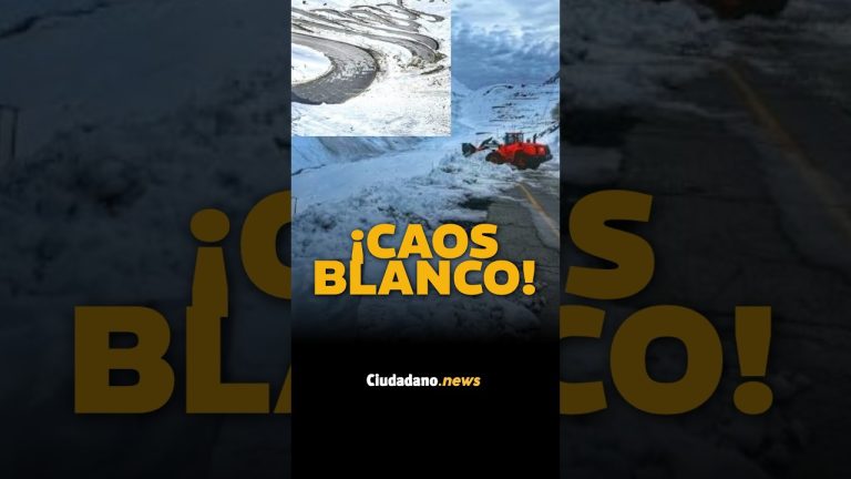 Nevada en la cordillera mantiene cerrados pasos fronterizos; camiones esperan bajo temperaturas extremas