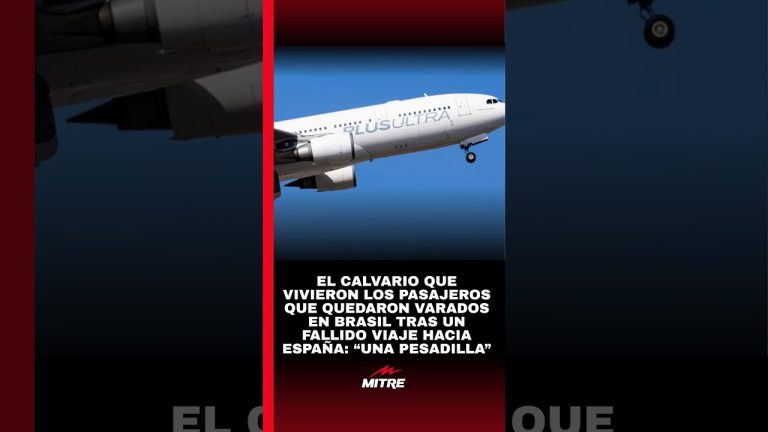 Pasajeros de aerolínea varados en Brasil partirían a Madrid tras más de dos días de espera