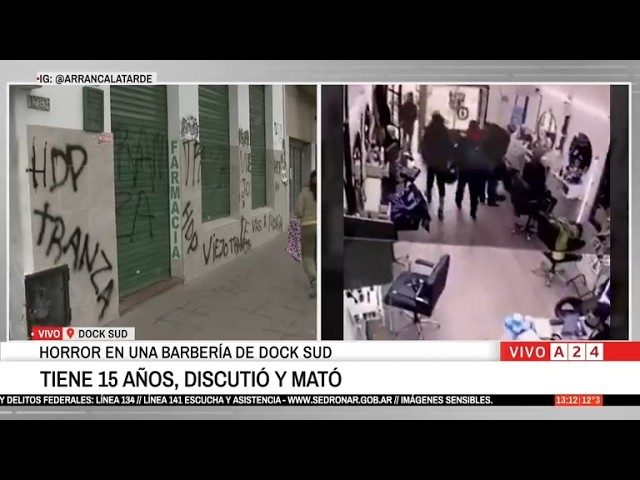 Relación entre un joven de 15 años y una mujer de 26 culmina en un trágico incidente grabado en una barbería