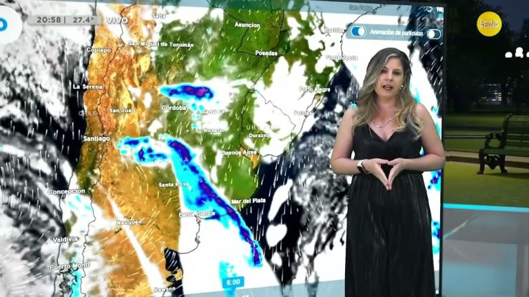 Se pronostica clima inestable con nevadas y lluvias en Cuyo, mientras que el norte del país podría alcanzar los 30°