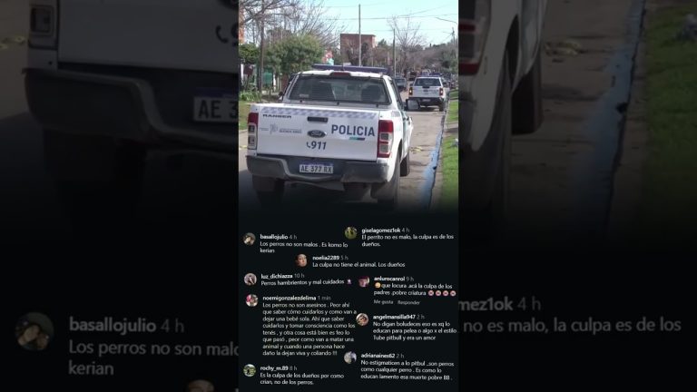 Tragedia en Pablo Nogués: bebé de cuatro meses pierde la vida tras ataque de pitbull
