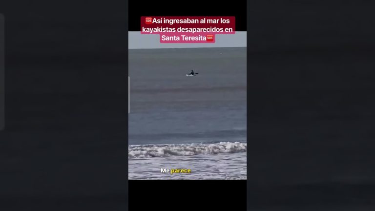 Búsqueda urgente de dos desaparecidos que navegaban en kayak en Santa Teresita