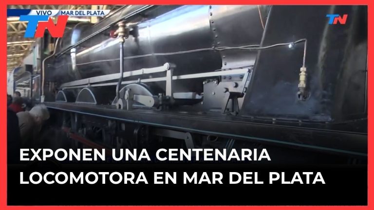Con una histórica locomotora a vapor y mucha emoción, se celebró un nuevo aniversario de la llegada del tren a Mar del Plata