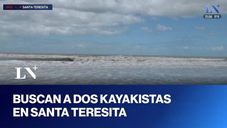 Extienden la b&uacute;squeda de dos kayakistas perdidos en el mar en Santa Teresita