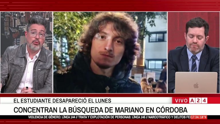Hallan con vida al estudiante de arquitectura Mariano Martínez que estaba desaparecido