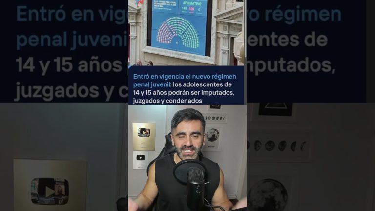 La aplicación de la baja de la imputabilidad a 14 años en Buenos Aires se suspende por dos meses
