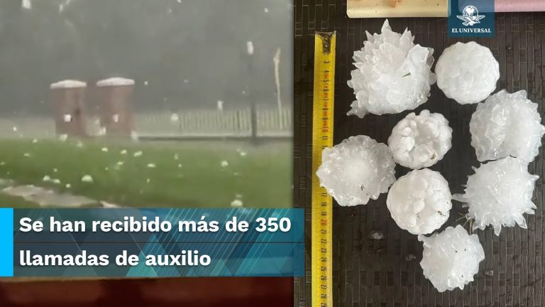 Tormenta grave con granizo del tama&ntilde;o de fruta genera da&ntilde;os en el &aacute;rea central del pa&iacute;s