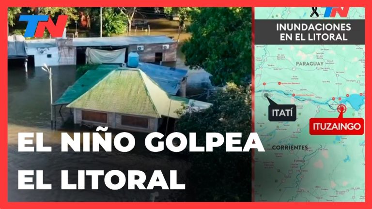 Desbordes del Paran&aacute; en el litoral obligan a evacuar a m&aacute;s de 400 personas en Corrientes