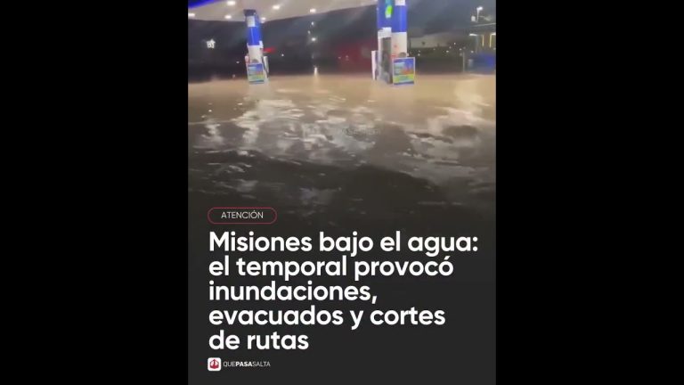 Descenso del agua permite abrir m&aacute;s caminos en Cataratas, pero tres ciudades en Misiones siguen incomunicadas por inundaciones en el litoral