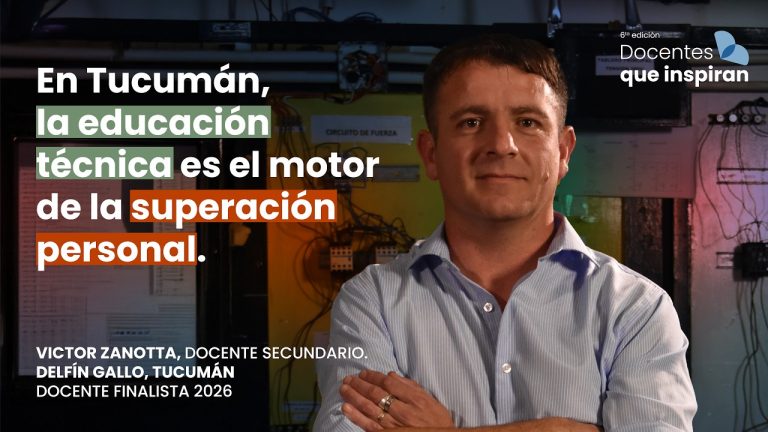 Docente de Tucumán que capacita a jóvenes para el sector industrial y fomenta su autoconfianza