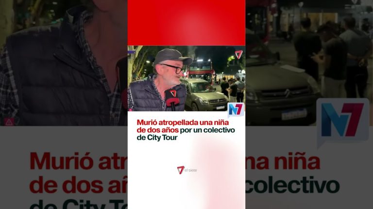 Ni&ntilde;a de casi dos a&ntilde;os fallece en el centro de Mendoza tras accidente con bus tur&iacute;stico