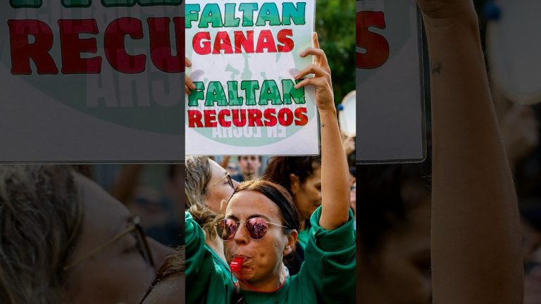 Protesta estudiantil: clima adverso, altercados y el orgullo de quienes respaldan la educación pública
