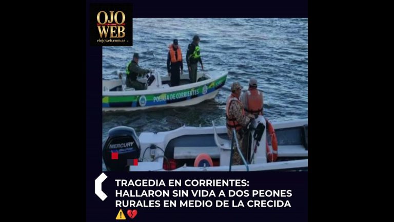 Tragedia rural en Corrientes: dos peones perecen al proteger ganado de inundaci&oacute;n